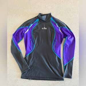 Gill Women's Purple and Gray Swim Top